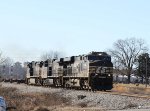 NS 7660 leads train 24X northbound